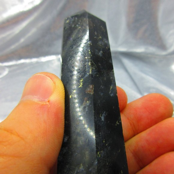 Astrophyllite Polished Tower Generator Crystal Meditation Tool - Picture 7 of 7